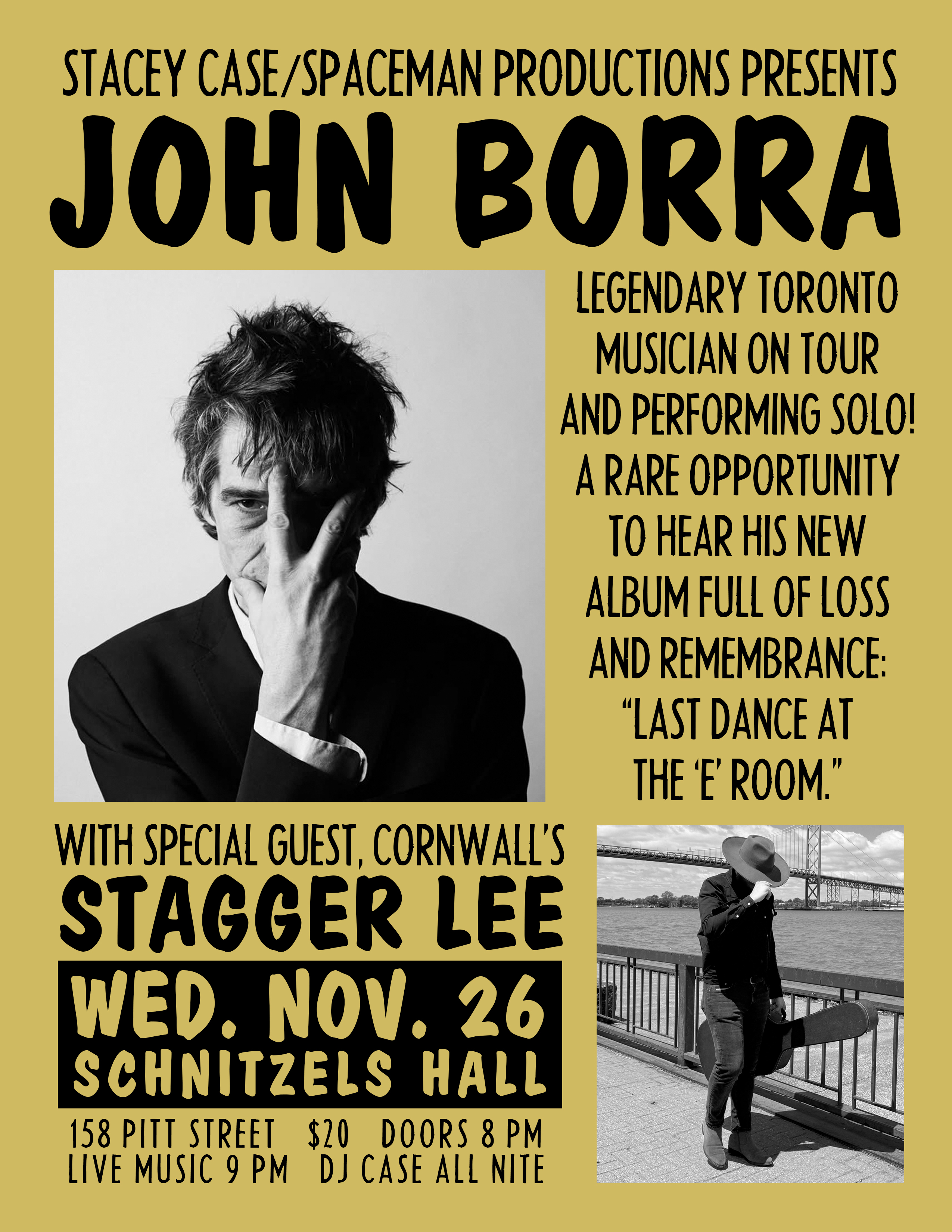 Drop Dead Thread 2 Staceys Rock Show Flyer